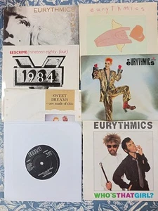 Job Lot Of 7 - Eurythmics Vinyl Singles 45rpm - Picture 1 of 8