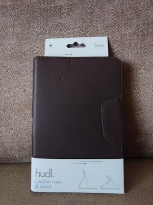 Kindle/Hudl 7" Real Leather Case and Built-in Stand Brown  - Image 1 of 4