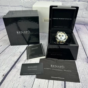 Nuevo Reloj Cronógrafo Suizo Renato Wilde Beast G210.11 Antiguo Stock con Caja - Imagen 1 de 19