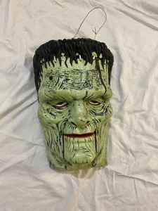 Vtg Gemmy Frankenstein Halloween Wall Hanging Not Tested For Sound Or Movement - Picture 1 of 2