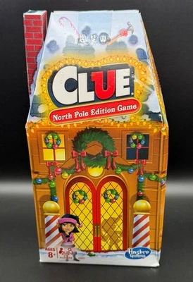 2018 Clue North Pole Edition Board Game Hasbro - Packaging not Mint - Image 1 of 4