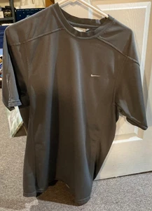 Nike short sleeve men's shirt Large grey - Picture 1 of 2