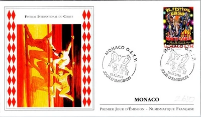 Monaco SC# 2610 FDC 2010 International Circus Festival - A03520 - Image 1 of 2