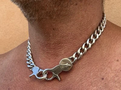 Collana In Argento Massiccio925% “ Cesare Paciotti “  in buonissime Condizioni - Immagine 1 di 4