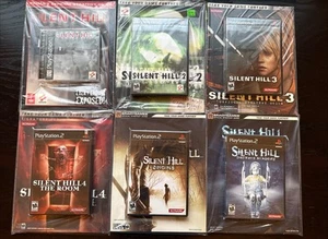 SILENT HILL PS1 & 2 - EXTREMELY RARE Lot Of 6 GAMES WITH STRATEGY GUIDES!!! - Picture 1 of 23