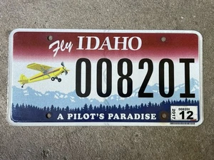 Idaho Nummernschild Fly Idaho A Pilot's Paradise abgelaufen 00820I - Bild 1 von 2
