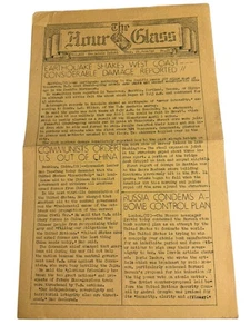 1946 Stundenglas Zeitung Russland verurteilt A-Bombenplan Kalter Krieg Kwajalein - Bild 1 von 6