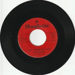 Jimmie Rodgers Kisses Sweeter Than Wine / Better Loved You'll Never Be 7" Vinyl - Imagen 1 de 2