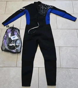 Seaskin wetsuit 3mm women's size: small, full body diving suit front zip - Picture 1 of 5