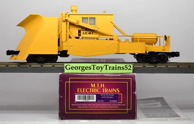 MTH PREMIER 3-RAIL O #AX-41 DRGW RIO GRANDE JORDAN SPREADER LIGHTED 20-98226 NIB - Image 1 of 4