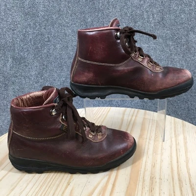 Vasque Mujer Botas 7.5M Sundowner GTX Senderismo Borgoña Con Cordones Cómodas Tobillo Top Foto 1 de 4