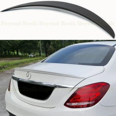 Para Mercedes W205 Clase C 2015-2020 2021 4 puertas estilo AG alerón labial imprimación de ala Foto 1 de 4