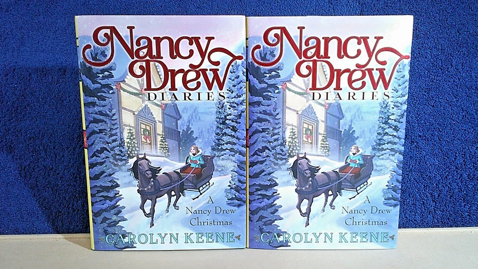 NANCY DREW CHRISTMAS 2 BRAND NEW SOFTCOVER BOOKS CAROLYN KEENE - Image 1 of 1