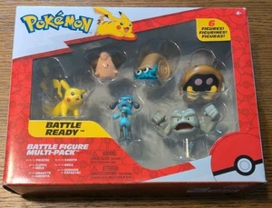 Paquete múltiple de 6 figuras Pokémon listas para la batalla NUEVO - Imagen 1 de 2
