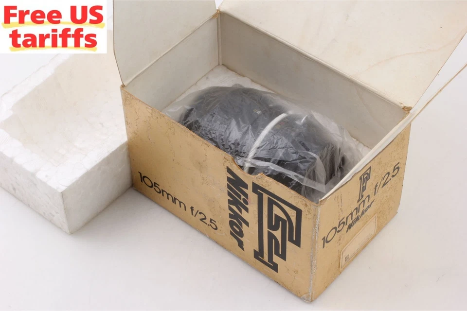 [Casi COMO NUEVO+++ en caja] Teleobjetivo Nikon Ai Nikkor 105 mm f/2,5 MF de JAPÓN Foto 1 de 4