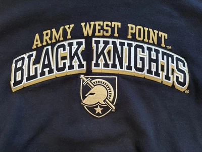 Sudadera con Capucha Ejército West Point Caballeros Negros Negra Gildan Para Hombres S Militar Foto 1 de 4