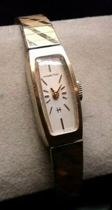 1970s Hamilton Swiss Cal.609~17 Jewel 10k RGP Womens Bracelet Watch in Case - Picture 1 of 7