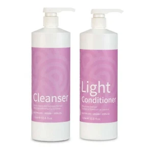 Clever Curl Cleanser & Light Conditioner 1000ml 1 Litre 1L Duo - Picture 1 of 3
