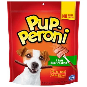 Pup-Peroni Lean Beef Flavor Dog Treats, 22.5 oz Bag - Picture 1 of 24