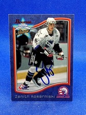 AUTOGRAPH AUTO Zenith Komarniski 1997-98 Bowman CHL Stars #85