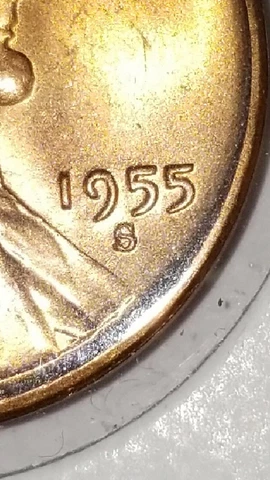 1955 S Lincoln Wheat Cent, BU, Mint Luster Red, DDO? RPM? Ships Free Daily  ! Cover