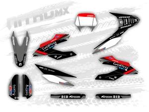 Grafik Set passend Aprilia RX 125 2018 2019 2020 2021 2022 2023 2024 Dekor - Bild 1 von 1