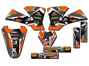 2002-2008 SX 50 PODIUM Orange Senge Graphics Kit Compatible with KTM - Picture 1 of 10
