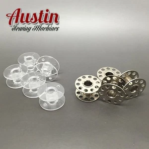 Sewing Machine Bobbin Plastic and Metal 15K class fit many of the main brands - Picture 1 of 9