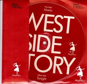 West Side Story: Maria/Tonight -   45 RPM Picture Disc - Maybellene Label - New - Picture 1 of 2