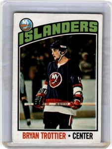 1976 Topps #115 Bryan Trottier - Foto 1 di 2
