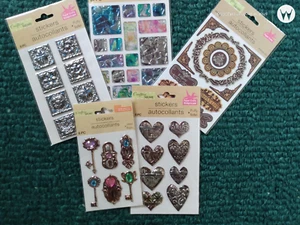 Lot of 5 New Crafters Square Sticker Packages - Picture 1 of 1