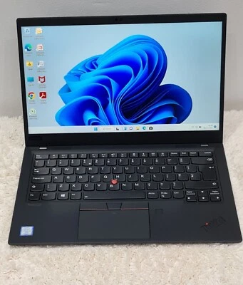 Lenovo Thinkpad X1 Carbon 7th Gen Laptop Core i5-8365U, 16GB RAM, 256GB SSD - Image 1 of 4