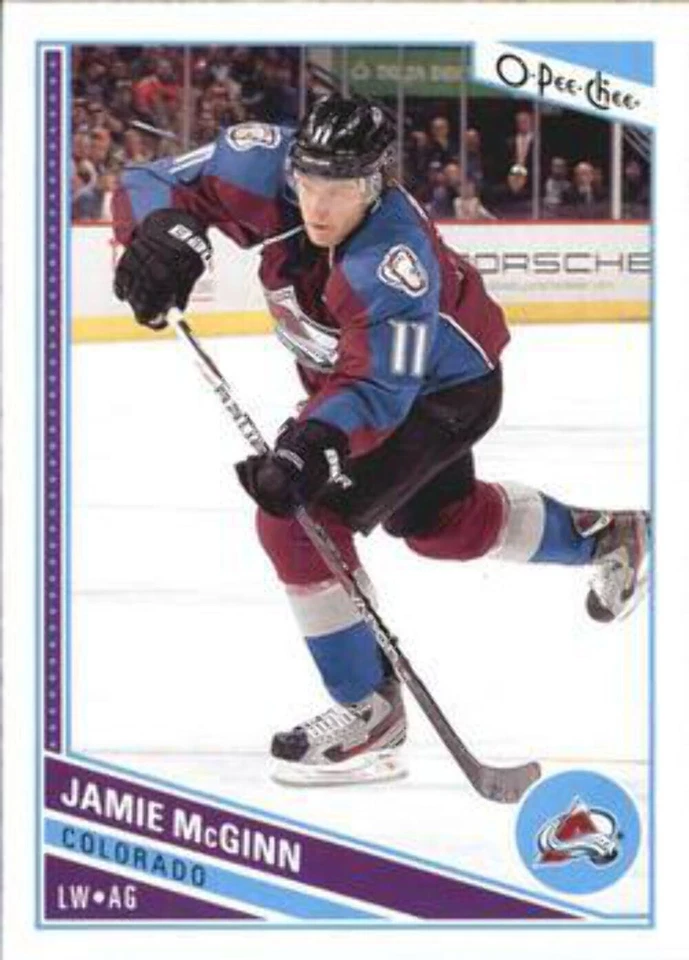 #406 Jamie McGinn - Colorado Avalanche - 2013-14 O-Pee-Chee Hockey - Image 1 of 1