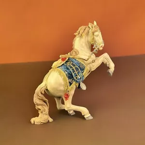Cavallo Rampante Presepe Napoletano magi orientali arte presepiale 44 Cm design - Foto 1 di 13
