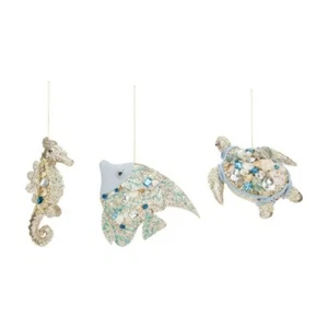 Mark Roberts 2018 Gioielli del Mare Ornamento, Assortimento di 3, 7-8 pollici - Foto 1 di 1