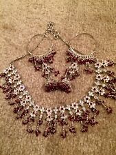 New 2Piece Bridal Set Necklace & Earring Set