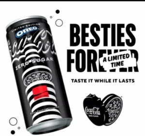 Coca-Cola Zero Sugar OREO Limited Edition Creations 12 oz Can - Brand New Sealed - Picture 1 of 6
