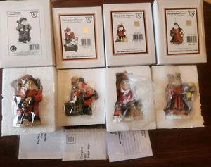 Philadelphia Flyers Santa Christmas Ornament Limited Series Set Memory Company - Picture 1 of 10