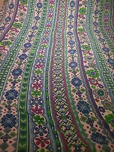 Vintage Mod 60s Fieldcrest Full / Queen Bedspread Retro 92x102 Coverlet - Bild 1 von 11