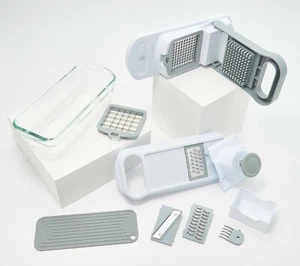 Henning Lee Pro Chopper con 5 cuchillas y panadero de vidrio de 6 tazas - Imagen 1 de 4