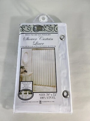Revestimiento de cortina de ducha Better Home Deluxe de peso pesado nuevo sellado 70" X 72" Foto 1 de 4