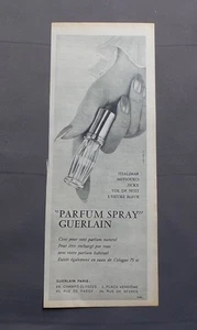 PUB PUBLICITE ANCIENNE ADVERT CLIPPING 240617 / PARFUM SPRAY GUERLAIN SHALIMR... - Picture 1 of 1