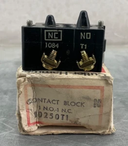 NEU ADALET BT1A KONTAKTBLOCK 1NO 1NC 600V MAX 10250T1 KOSTENLOSER VERSAND IN 2 TAGEN - Bild 1 von 6