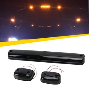 Cab Roof Marker LED Lights For Chevy Silverado GMC 2500HD 3500HD 2007-2021 Amber - Picture 1 of 16