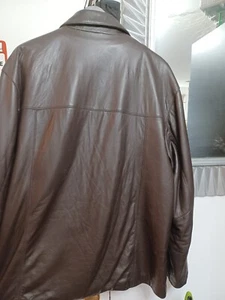 SERGIO BENINI BUTTERWEICHE BRAUNE LEDERJACKE MIT FUTTER - Bild 1 von 9