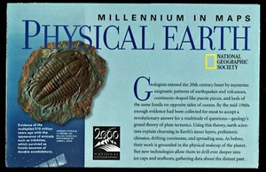 1998-5. Mai PHYSISCHE ERDE Millennium in Karten Nationale geografische Karte - A3+ - Bild 1 von 4