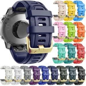 20 mm für Garmin Fenix 7S/5S/5S Plus/6S Pro Armband Silikon Quick Fit Uhrenarmband - Bild 1 von 91