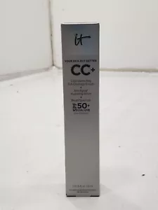 IT Cosmetics CC+ Color Correcting Full Coverage Cream Deep Mocha 1.08oz 04/25 - Picture 1 of 6