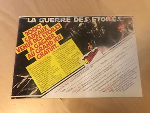 Star Wars Vintage 1980 Meccano ESB France flyer sweepstakes competition (Repro) - Picture 1 of 1