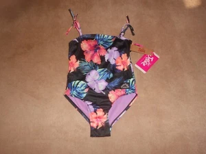 NEW, JUSTICE GIRL'S ONE PIECE SWIMSUIT, SIZE XS (5-6) - Picture 1 of 3
